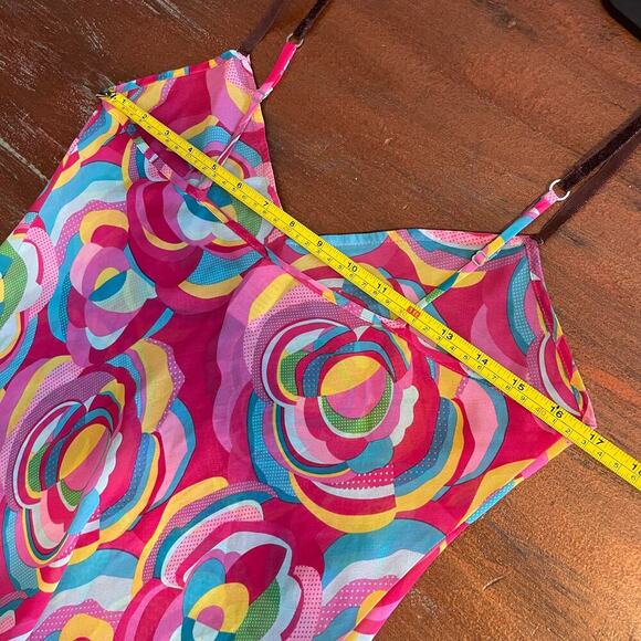 Josie Women's Sheer Floral Retro Camisole Size Small - Picture 6 of 8